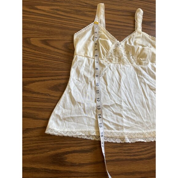 Vintage Marie Star cream camisole top size Medium - Picture 5 of 6
